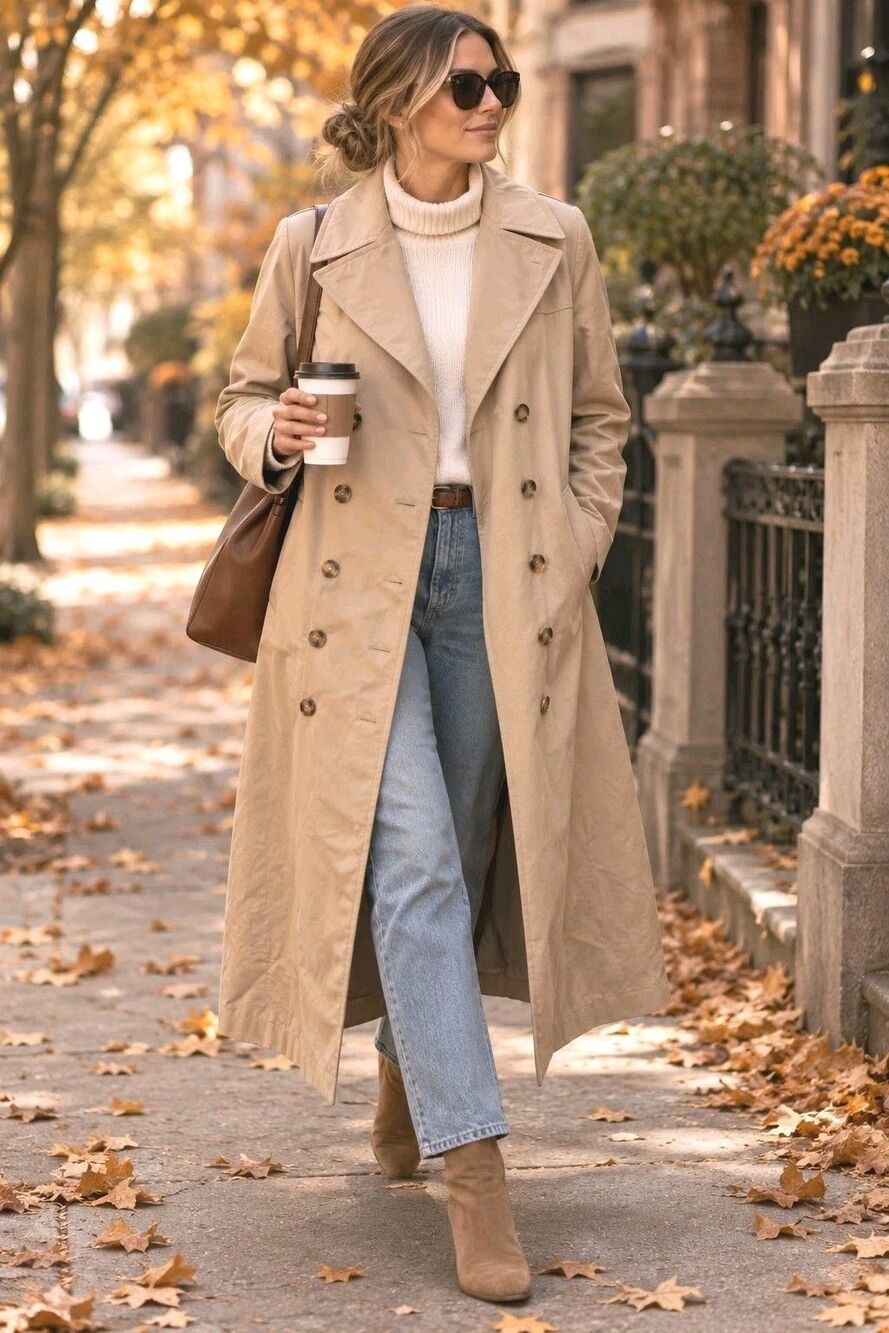 Club Monaco Ohdette Trench Coat L NWT $329 Khaki Long Double Breasted Cotton